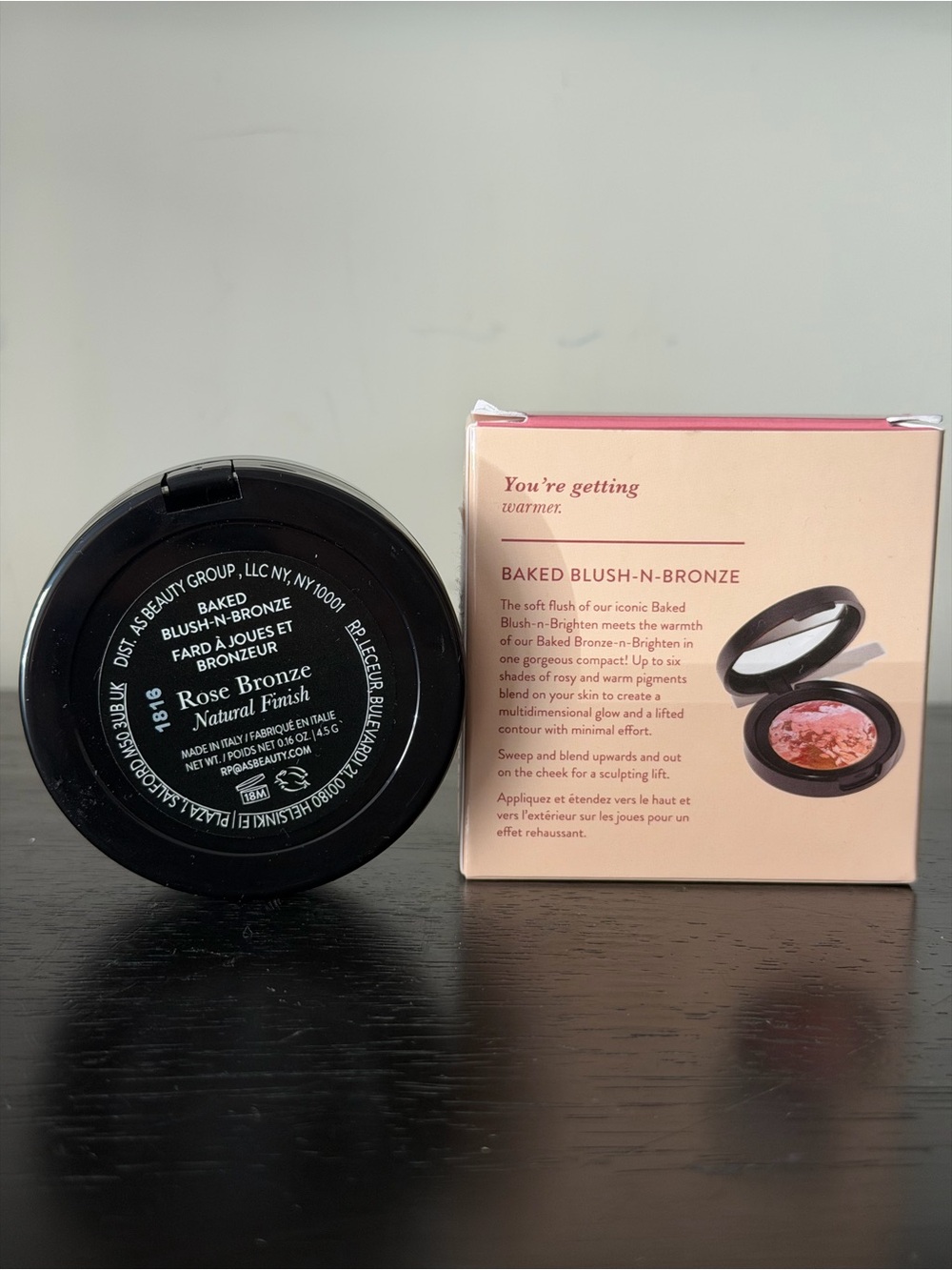 Laura Geller Baked Blush-n-Bronze Marbleized 2-in-1 - Rose Bronze - Picture 3 of 4